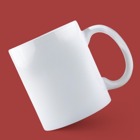 Ceramic mug "Lubof", 320 ml, white color-2