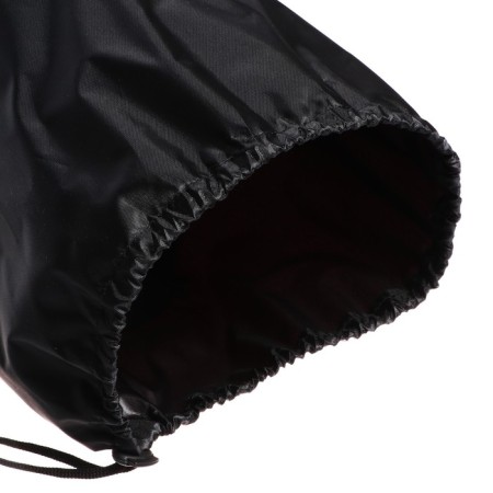 A bag for shoes and balls 360 x 220 mm, round bottom D 220 mm, calligrata (soft polyester, density 210 D), black-5