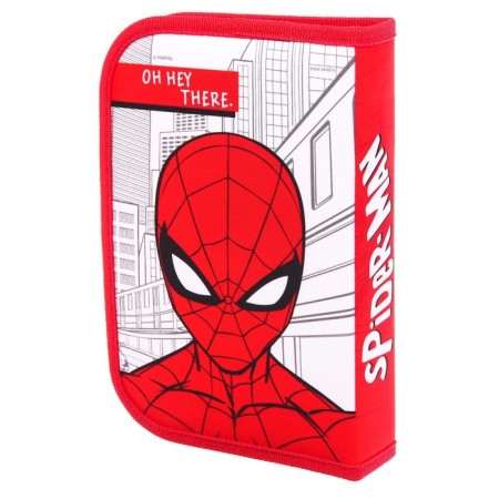 Penal frame, 1 section, 140x210x40 mm, folding pocket, fabric, spider-man-6
