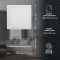 Luminous Era LED, IP20, 24W, 300x300 mm, 4000k, 1250lm, white color