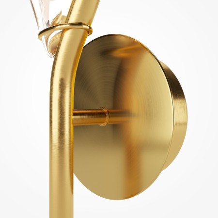 Bra Maytoni Mod347wl-L8BS3K Foresight, 140x1110x600 mm, LED, 8W, 480LM, 3000K, Brass color-6