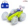 Radio-controlled “Trick” car, works on batteries, lighting effects, green color, green