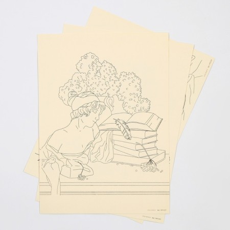 Sketching on watercolor paper "still lifes"-5