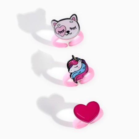 Children's shine for the lip "Unicorn" with a ringle, 8 ml, mix-11