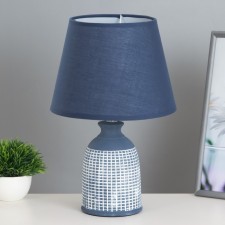 Cornelia table lamp E14 40W Blue 22x22x35cm Risalux