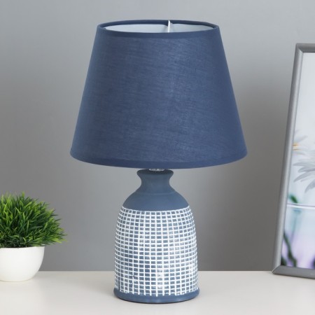Cornelia table lamp E14 40W Blue 22x22x35cm Risalux