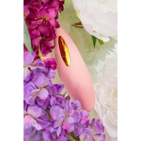 Vacuum-wave stimulator of the clitoris Flovetta Lily, silicone, 13 cm, pink-11