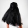 Pirate carnival wig, bandana with long hair, 110 g