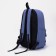 School backpack on lightning from textiles, 3 pockets, blue color