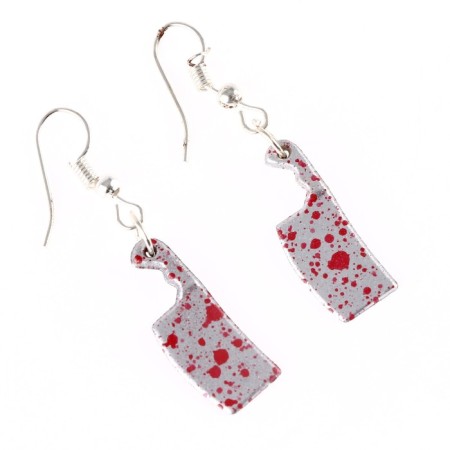 Carnival earrings "knives", color mix-1