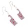 Carnival earrings "knives", color mix