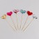 Swims "hearts", 15 cm, set 24 pcs