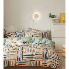 Bed linen duet with a sheet on the elastic band Primvelle Rainbow, size 160x200 cm, 145x210 cm - 2 pcs, 52x74 cm - 2 pcs, 70x70 cm - 2 pcs