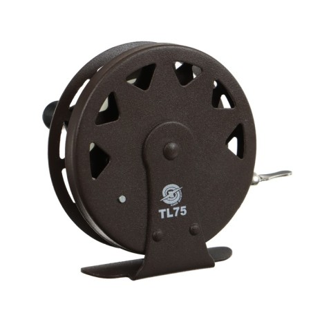 Inertial coil, metal, diameter 7.5 cm, dark brown color, TL75-6