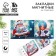 New Year. Magnetic bookmarks 2 pcs on the substrate “New Year. Santa Claus with the Snow Maiden "