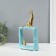 Souvenir Ceramics "Cats Mouse. Square" Blue with gold 5.2x13.5x23 cm
