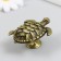 Handle for the casket Metal "Turtle" bronze 6.1x4.4 cm