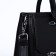 Luggage bag, external pocket, black color