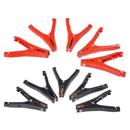 Clips-crocodiles for launch wires Airline L, 400A, 14x10.5 cm, in a set of 10 pieces-2