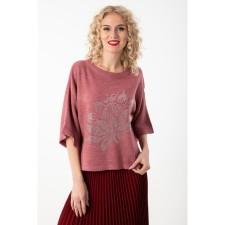 Female jumper, size 42, pink color