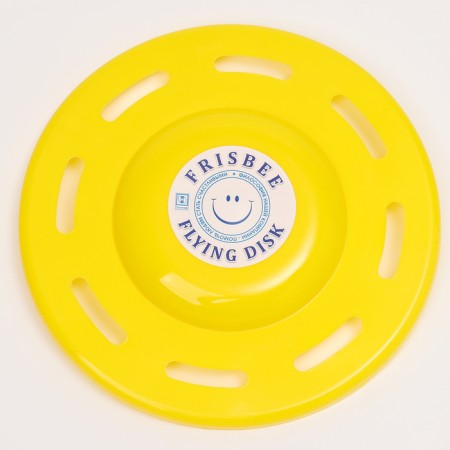 Flying saucer "curly" yellow, 20 cm-1