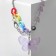Neckar "Summer" butterfly, color in silver, 40 cm