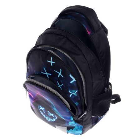 Youth backpack, 44 x 30 x 17 cm, ergonomic back, calligrata p "Mask"-14