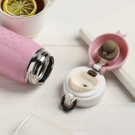 Thermos "Happiness is", 350 ml, heat conservation time 6-8 hours-1