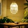 Ceiling Lamp from the rattan "Interporation" 1x120W, E27, 22x22x38 cm