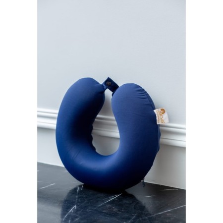 Pillow, size 30x30x9 cm, dark blue color