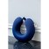 Pillow, size 30x30x9 cm, dark blue color