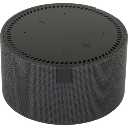 Smart Column "New Yandex Mini Station", Voice Assistant Alice, 10W, with a clock, black-4