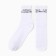 Male socks, white color, size 27