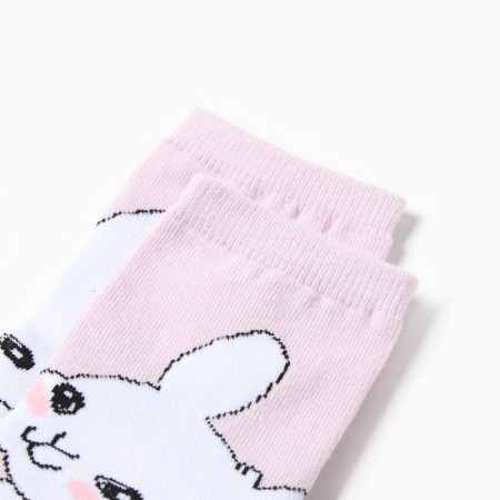 Nosk children's kaftan "bunny", p. 16-18, lilac-1