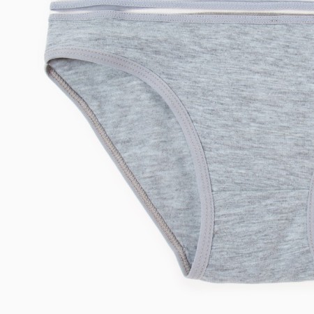 Panties female slips, gray color, rr 44-46-1