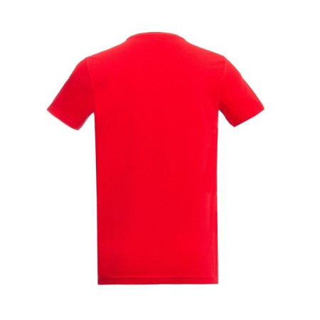 T -shirt male, red color, print mix, size 4xl-6