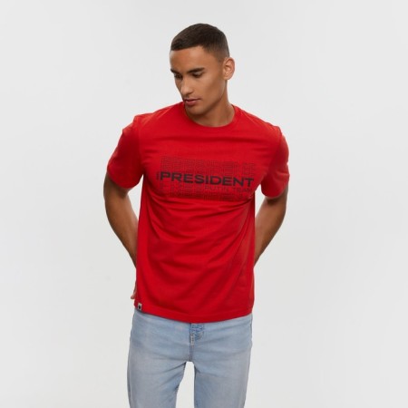 President T -shirt, size S, red color-5