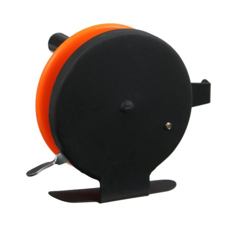 Inertial coil, plastic metal, diameter 6.5 cm guiding fishing lines, black-red, 801d-5