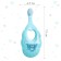 Children's toothbrush with soft nylon bristles, blue color