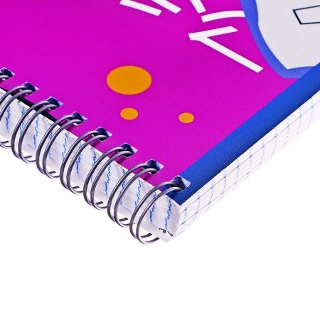 Notebook on the crest Calligrata "Cyberpank guy", a4, 96 sheets in a cage, cover Cover Cardboard, Twin Lum-2