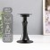 Summary metal per 1 candle d = up to 5 cm "Emil" black 9x9x16.5 cm