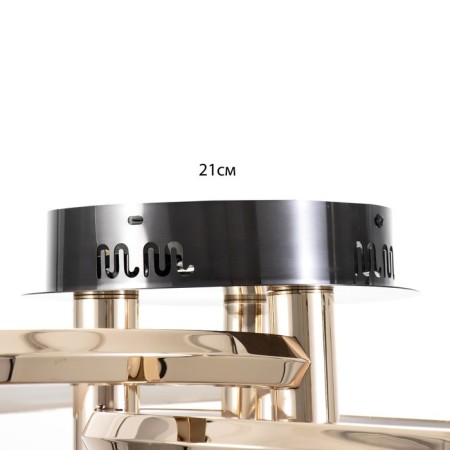 Lentes Caus -3XLED 152W gold 76x60x23 cm Bayerlux-8