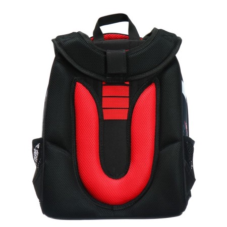 School backpack 38 x 30 x 16 cm, ergonomic back, Stavia "Cosmonaut", black-5