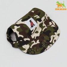 Cap for dogs, m (28-41 cm), camouflage