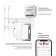 Two -clavy switch with self -return (white) W1122401