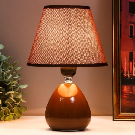 Table lamp "Inkanto" 1x40W E27 Brown 18x18x27 cm Risalux-1