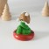 Polystone souvenir "Snake in a cap-earflass at a tubing" 5.2x6 ​​cm
