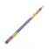Black pencil with the eraser "Flowers", hardness of NV