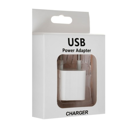Network charger GQ-2, USB, 1 A, white-4