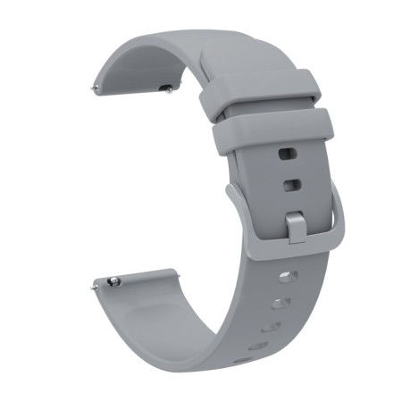 Smart hours strap, 19.5 mm, silicone, red
